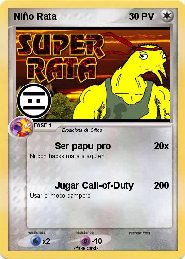 Pokemon Niño Rata