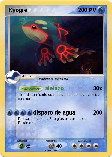 Pokemon Kyogre