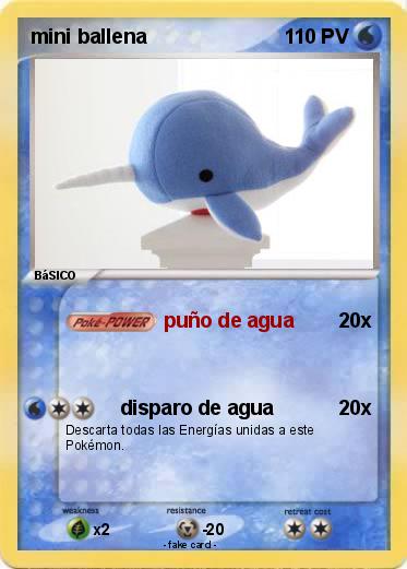 Pokemon mini ballena