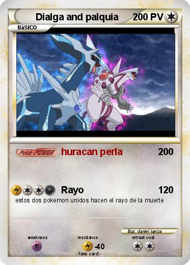 Pokemon Dialga and palquia