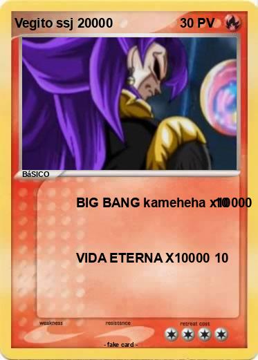 Pokemon Vegito ssj 20000