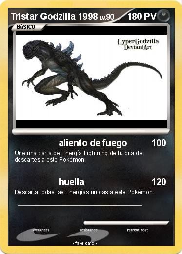 Pokemon Tristar Godzilla 1998