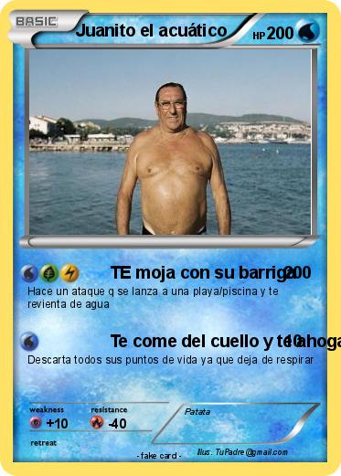 Pokemon Juanito el acuático