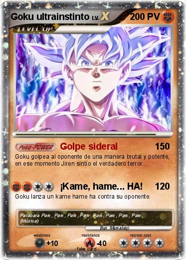 Pokemon Goku ultrainstinto
