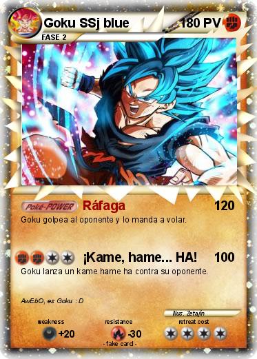 Pokemon Goku SSj blue