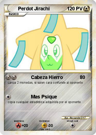 Pokemon Perdot Jirachi