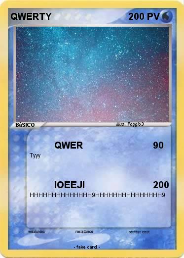 Pokemon QWERTY