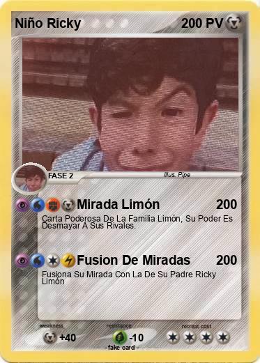 Pokemon Niño Ricky