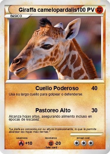 Pokemon Giraffa camelopardalis