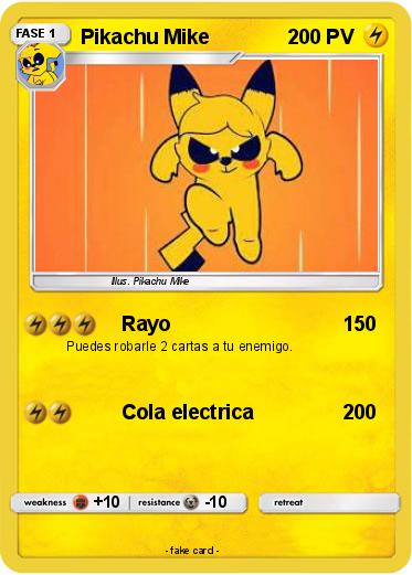Pokemon Pikachu Mike