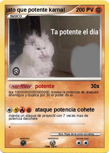 Pokemon jato que potente karnal