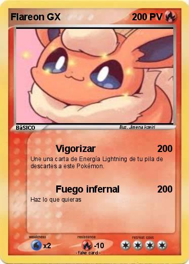 Pokemon Flareon GX