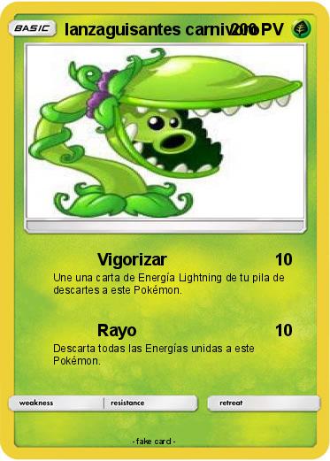 Pokemon lanzaguisantes carnivoro