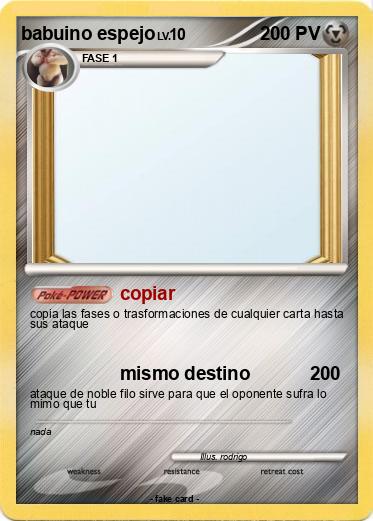 Pokemon babuino espejo