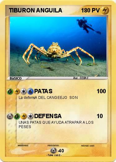 Pokemon TIBURON ANGUILA