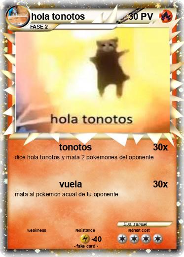 Pokemon hola tonotos