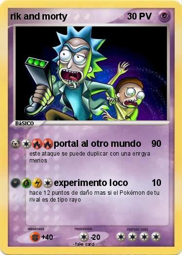 Pokemon rik and morty