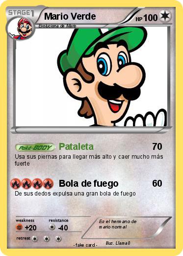 Pokemon Mario Verde