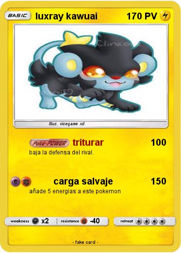 Pokemon luxray kawuai