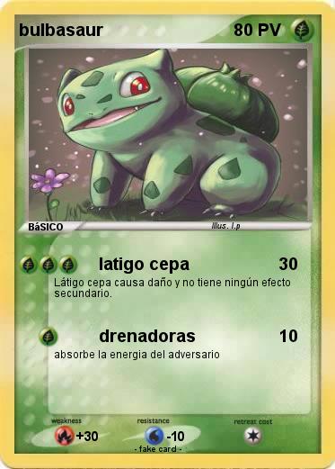 Pokemon bulbasaur