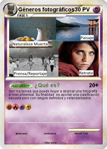 Pokemon Géneros fotográficos