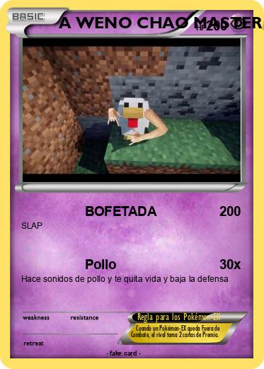 Pokemon A WENO CHAO MASTER