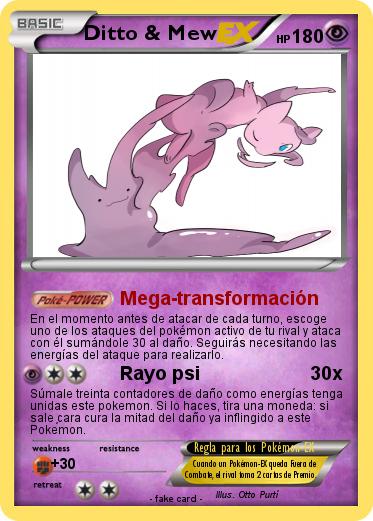 Pokemon Ditto & Mew