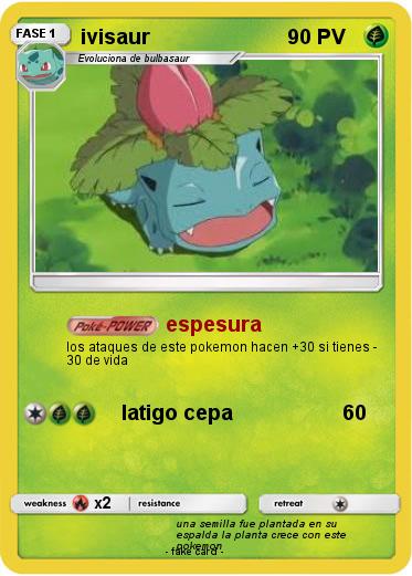Pokemon ivisaur