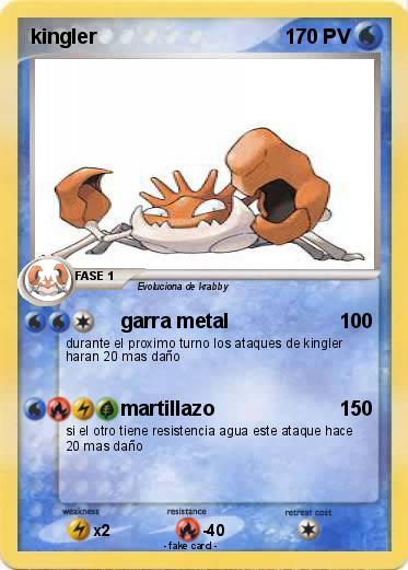 Pokemon kingler