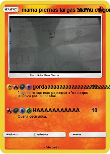 Pokemon mama piernas largas mamu es gorda