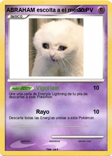 Pokemon ABRAHAM escolta a el mestre