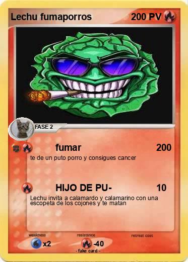 Pokemon Lechu fumaporros