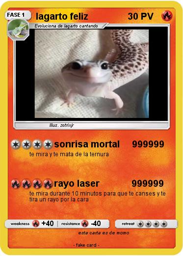 Pokemon lagarto feliz