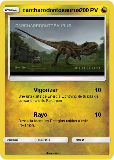 Pokemon carcharodontosaurus