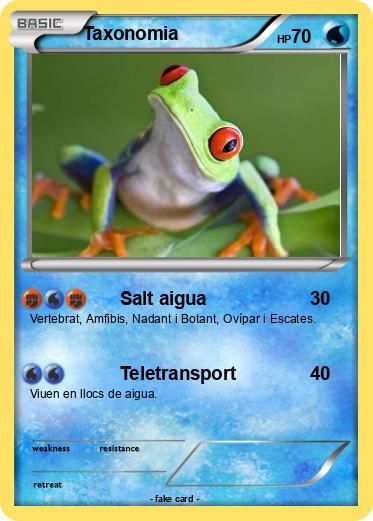 Pokemon Taxonomia
