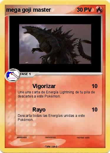 Pokemon mega goji master