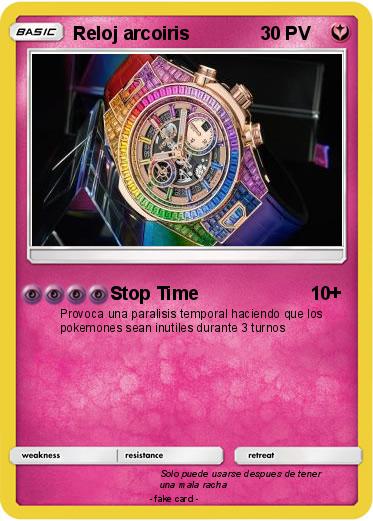 Pokemon Reloj arcoiris