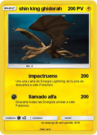 Pokemon shin king ghidorah