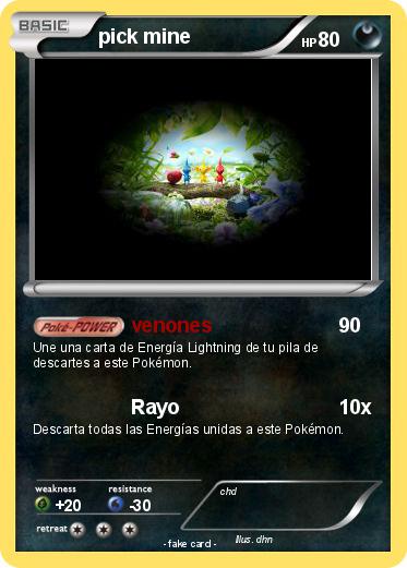 Pokemon pick mine