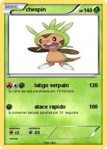 Pokemon chespin