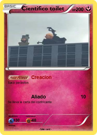Pokemon Cientifico toilet