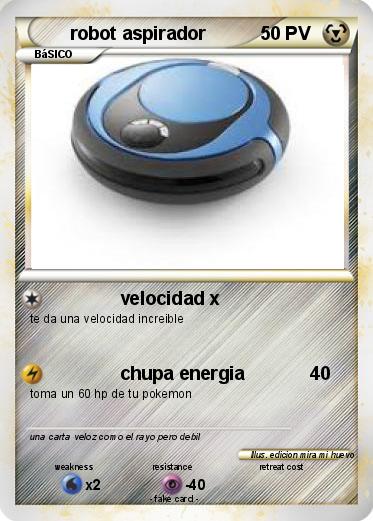 Pokemon robot aspirador