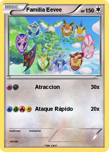 Pokemon Familia Eevee