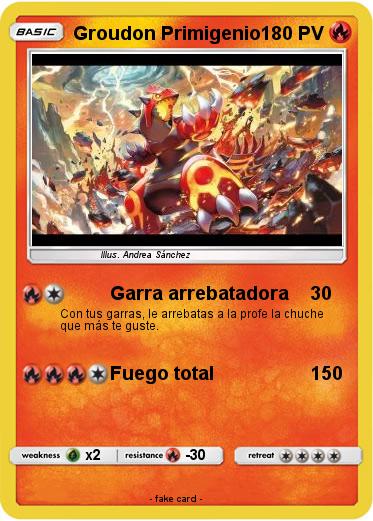 Pokemon Groudon Primigenio