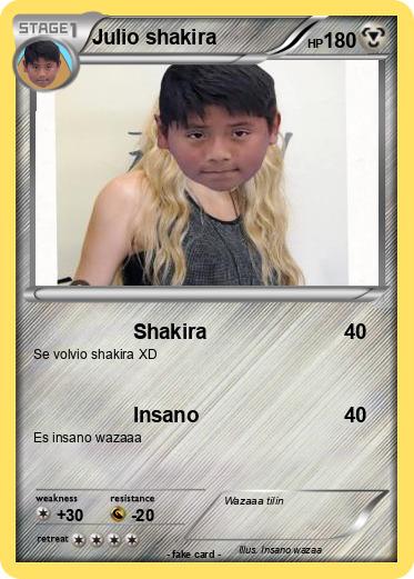 Pokemon Julio shakira