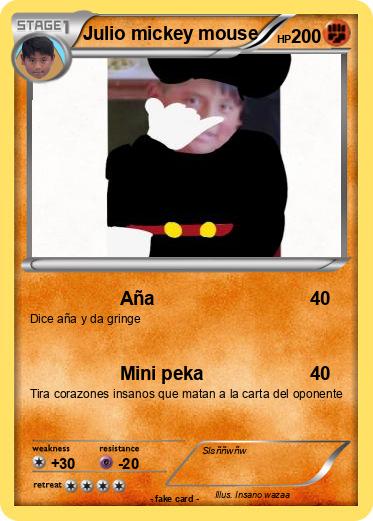 Pokemon Julio mickey mouse