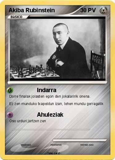 Pokemon Akiba Rubinstein