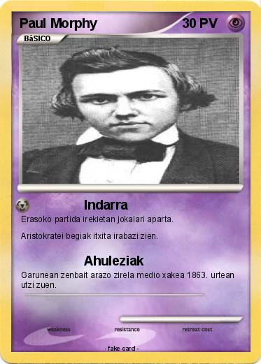 Pokemon Paul Morphy