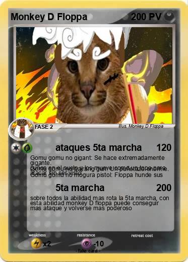 Pokemon Monkey D Floppa