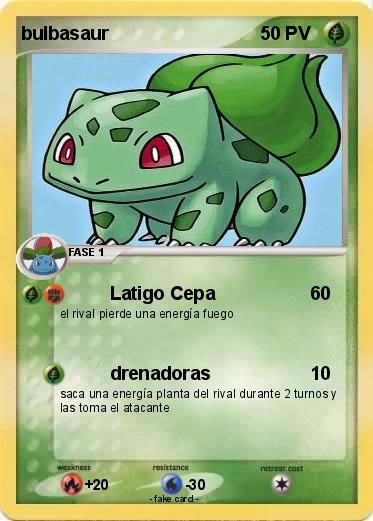 Pokemon bulbasaur